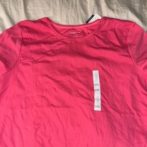 Croft & Barrow Classic Tee Size XXL Pink